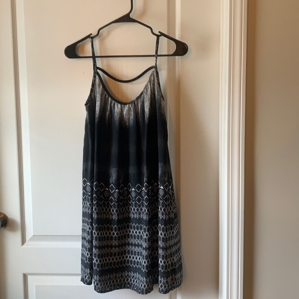 Black and White printed dress